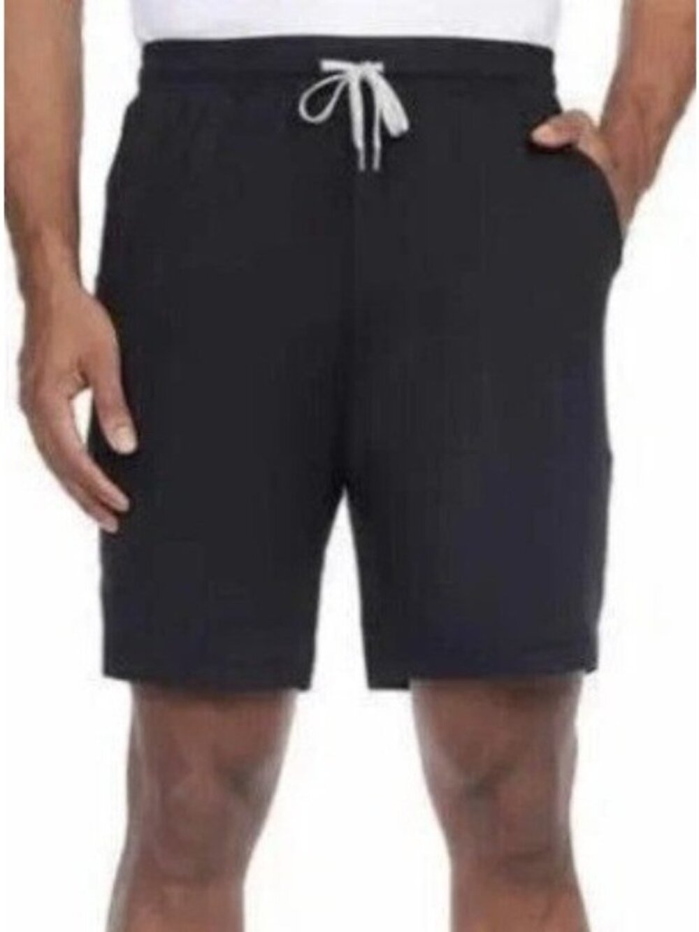 NWOT Kirkland Signature Men's XL Black Lounge Shorts Polyester Blend